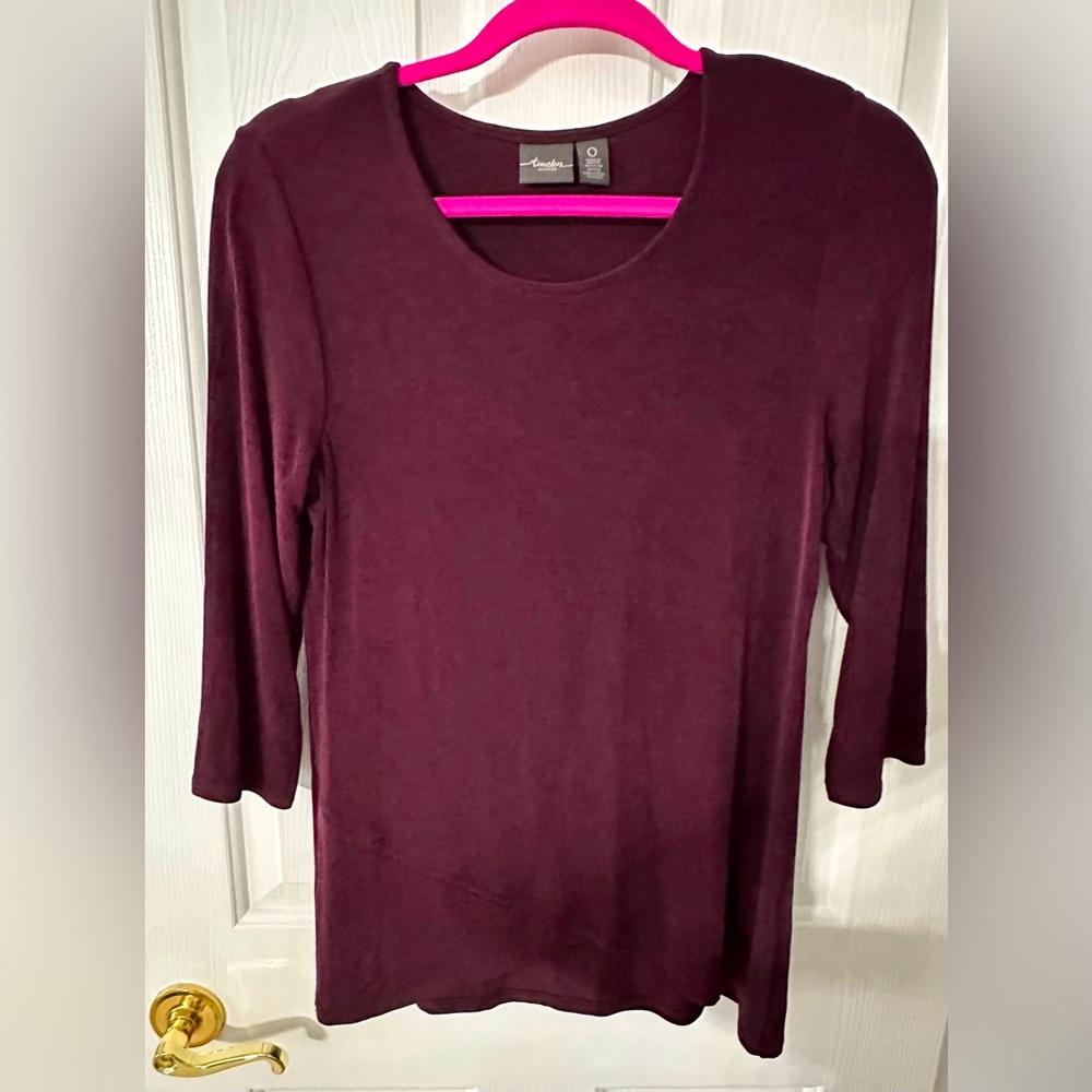 Travelers by Chico’s Rich Wine Colored Tunic